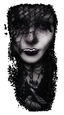Gif animé gothique visage